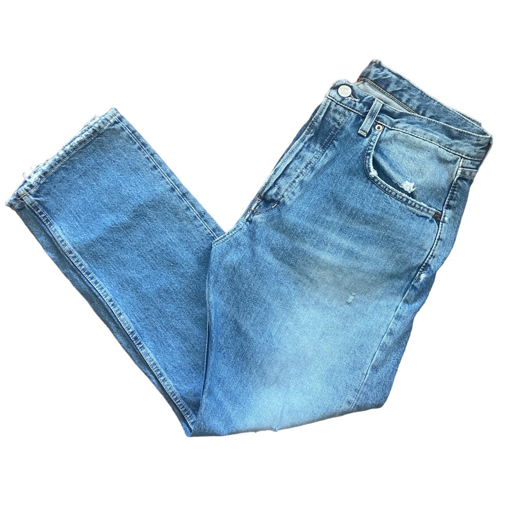 Haikure Oregon Old Blue Denim Jeans Vintage 3 size:31